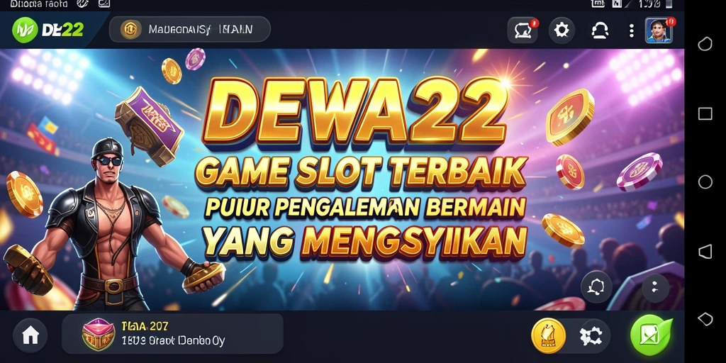 Tampilan gameplay menarik dari DEWA22 dengan berbagai tema slot.