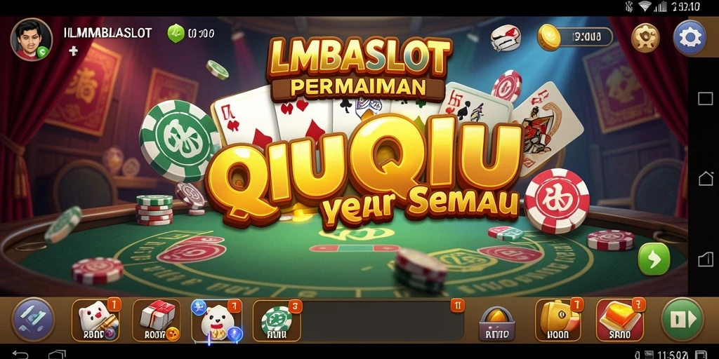 Tampilan gameplay QiuQiu di LMBASLOT yang menarik.