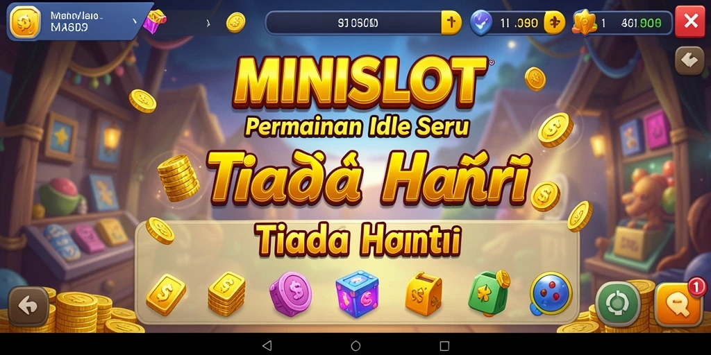 Tampilan gameplay seru MINISLOT dengan berbagai tema slot.