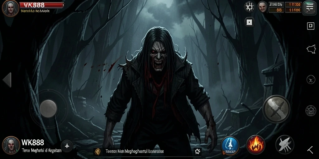Gameplay menakutkan di dunia gelap WK888.
